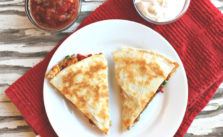 Easy Vegetarian Quesadilla Recipe with Campbells Cheddar Cheese Soup
