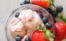 Strawberry Blueberry Banana Yonanas Frozen Dessert