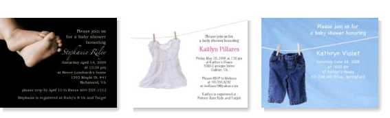 baby shower invites
