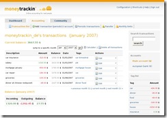 Money Tracking