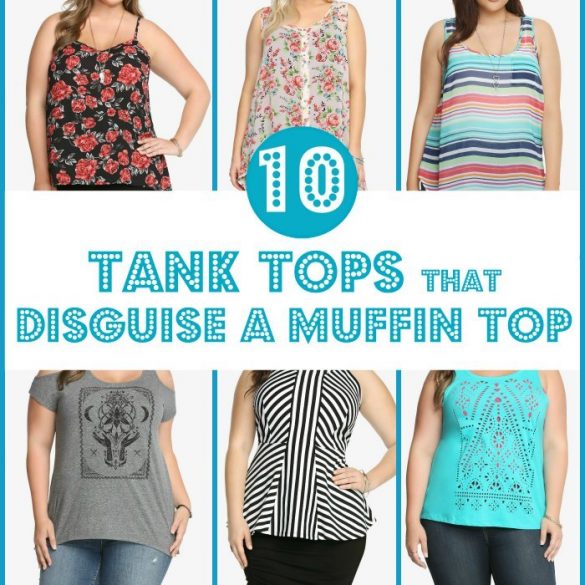 10 Summer Tank Tops That Disguise a Muffin Top SM