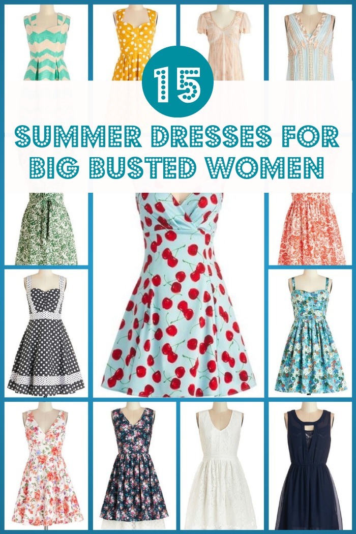 15 Gorgeous Summer Dresses for Big Busted Women