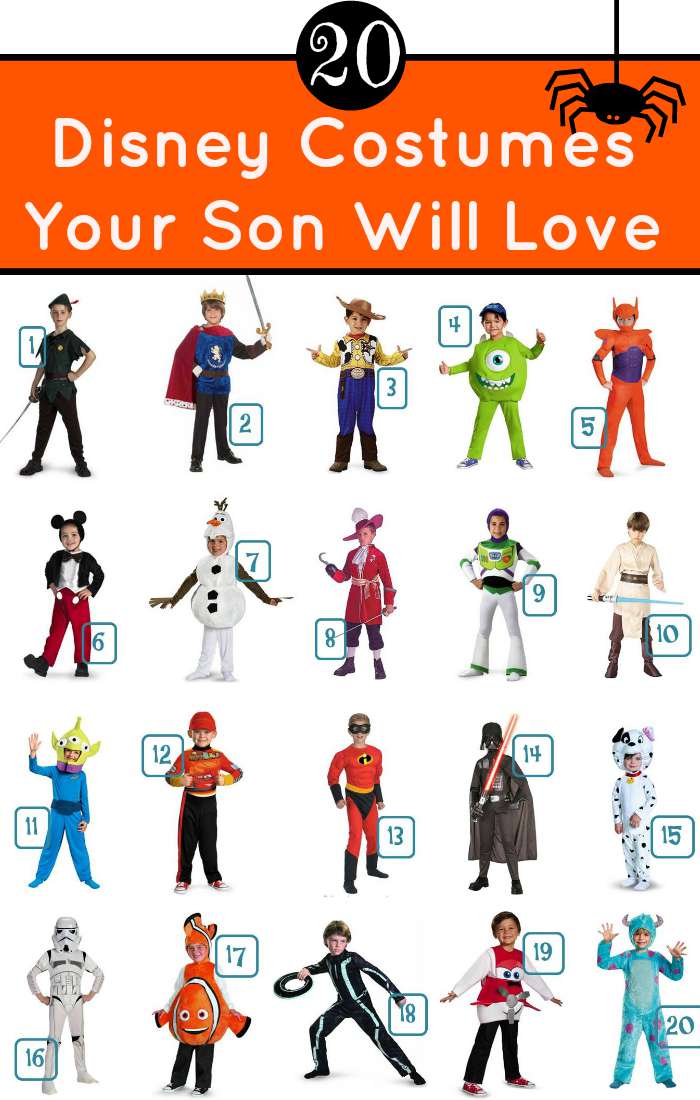 20 Disney Costumes Your Son Will Love