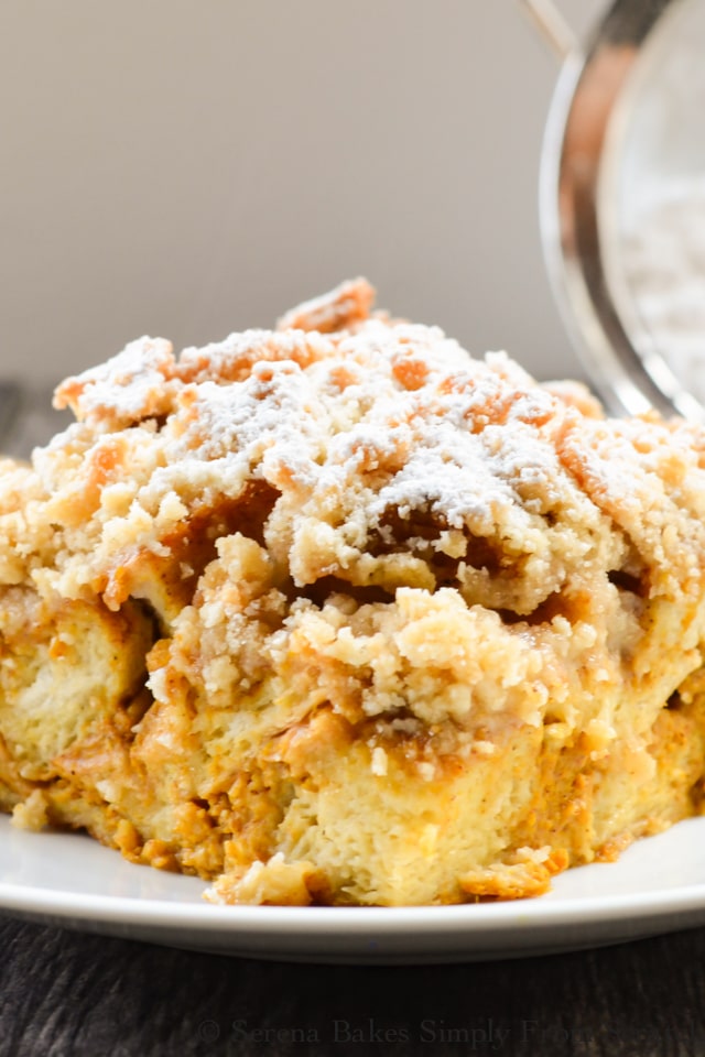 easy Pumpkin French Toast Casserole