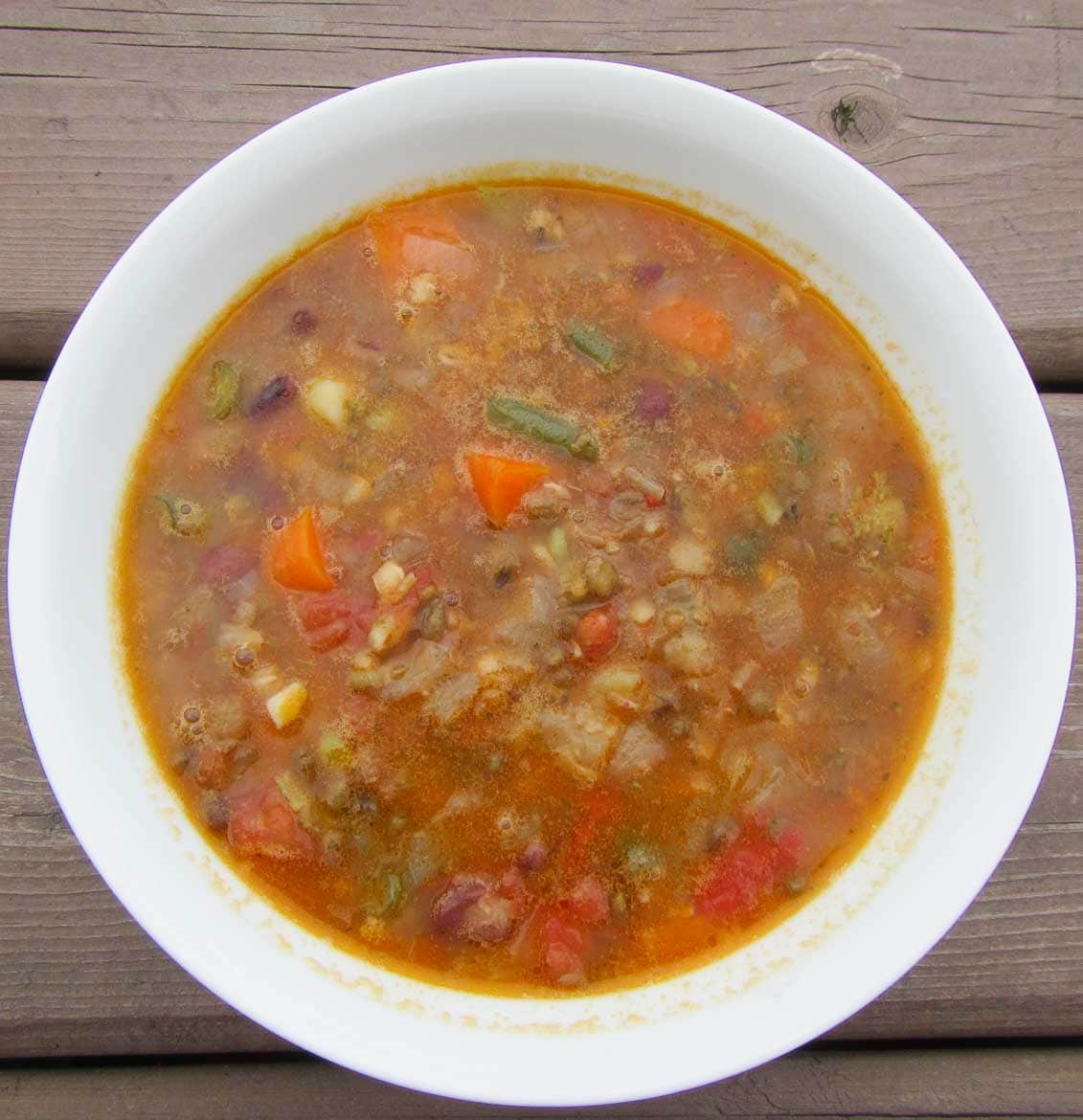 Vegetarian Sprouted Mung Bean Soup Recipe with Sprouted Lentils and Veggies