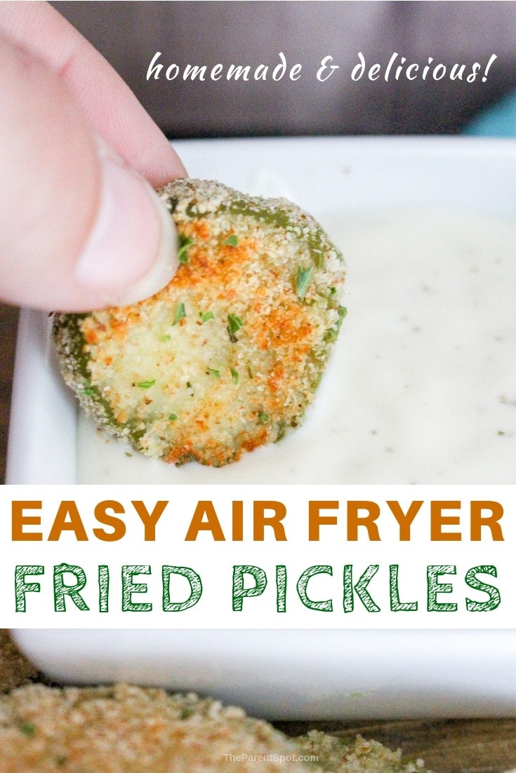 Easy and healthy air fryer pickle recipe that is low carb and simple