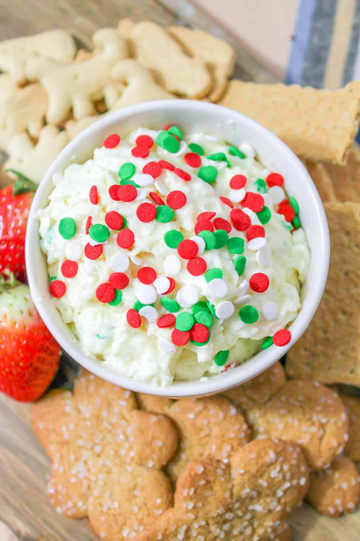 Cake Batter Dip with cream cheese