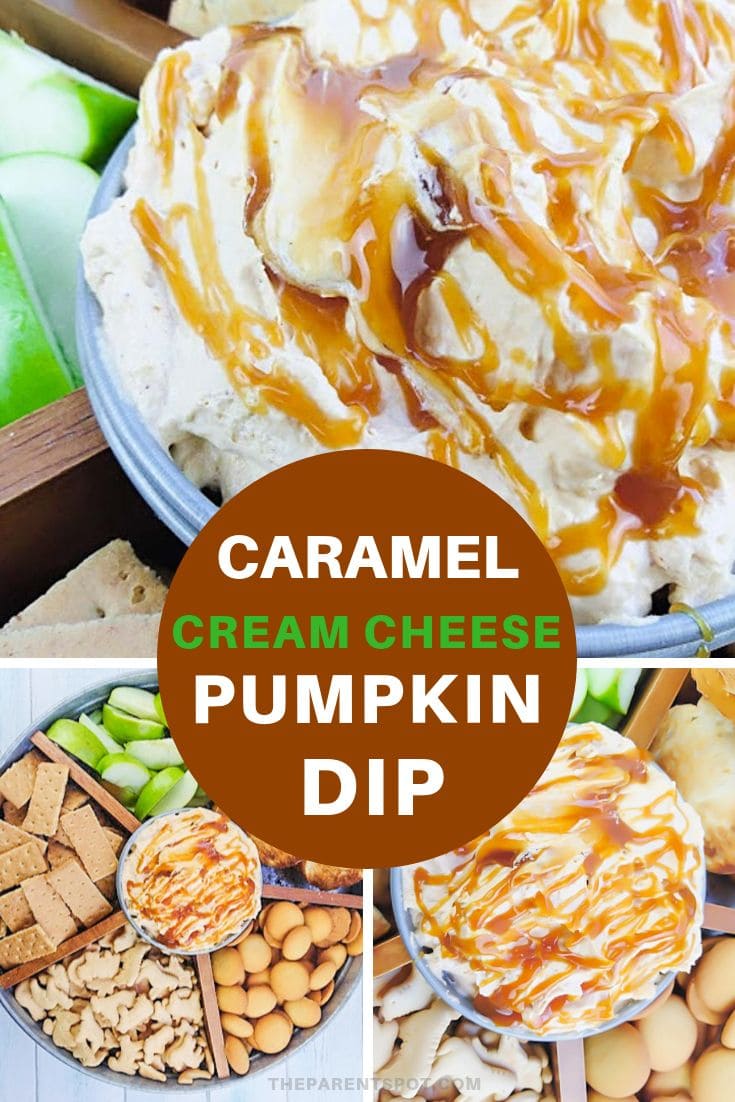 Caramel cream cheese pumpkin dip