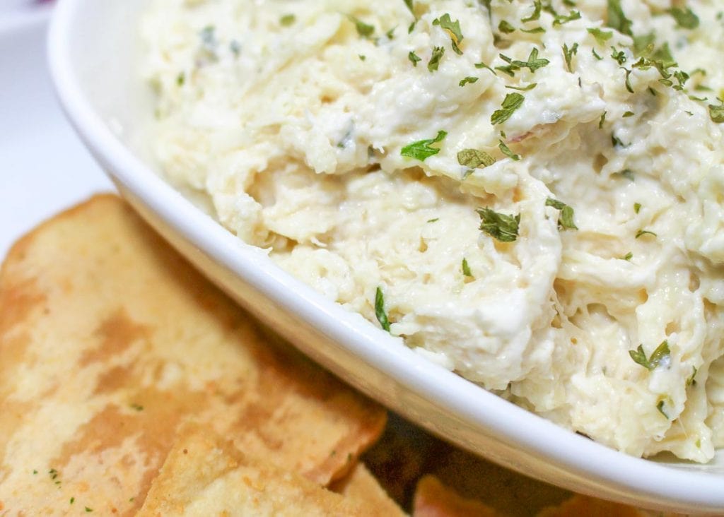 Hot Imitation Crab Dip with Cream Cheese