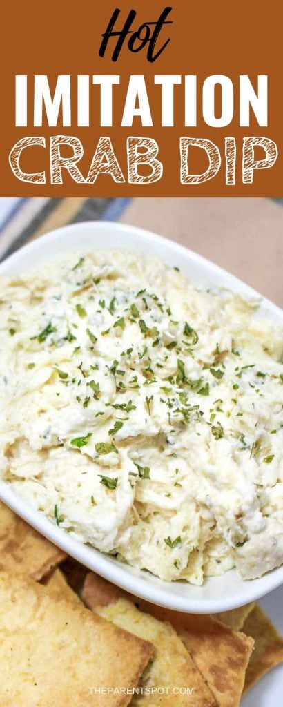 Hot Imitation Crab Dip with Cream Cheese