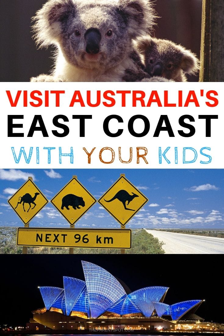 how to visit the east coast of Australia with your family