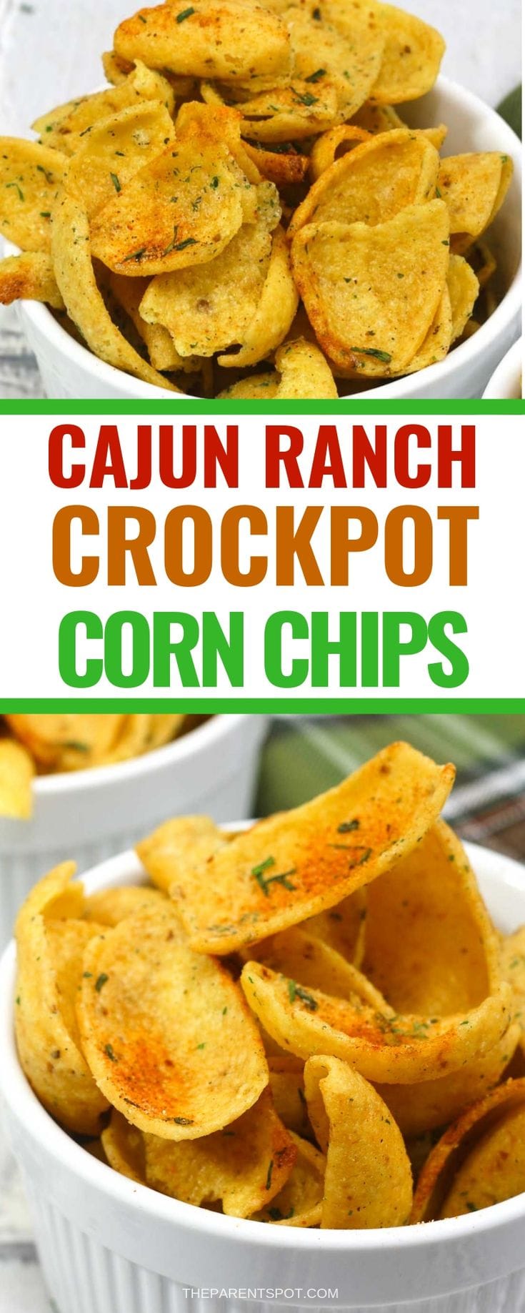 Cajun ranch crockpot corn chips