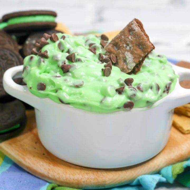 Mint Chocolate Chip Cheesecake Dip recipe