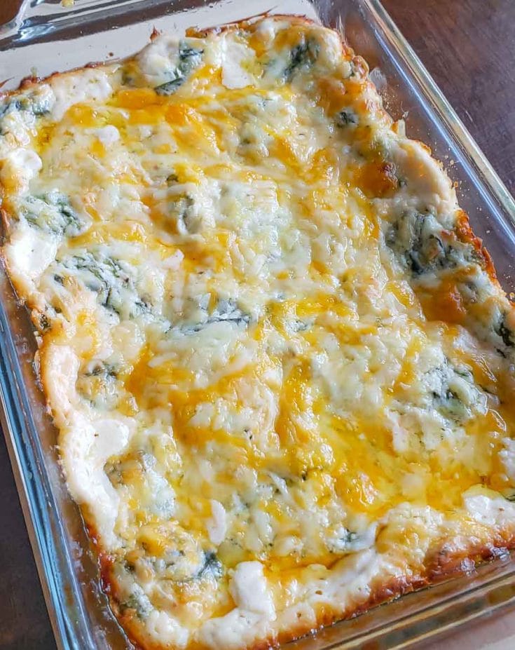 Hot Asiago Artichoke Dip with Spinach Recipe