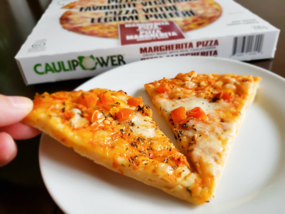 CAULIPOWER Margherita Pizza on a plate