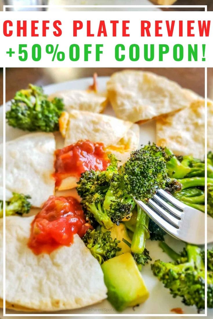 Chefs Plate cheese quesadilla and our honest review of Chefs Plate Canadian Meal prep kit