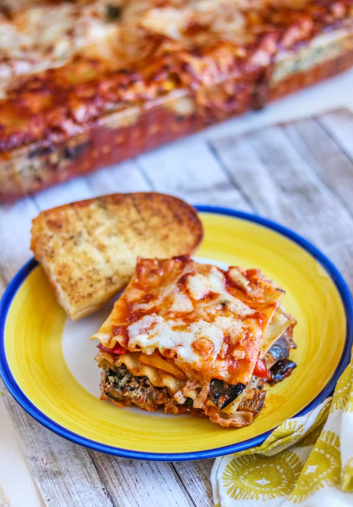 no bake lasagna noodles in cooked vegetarian lasagna