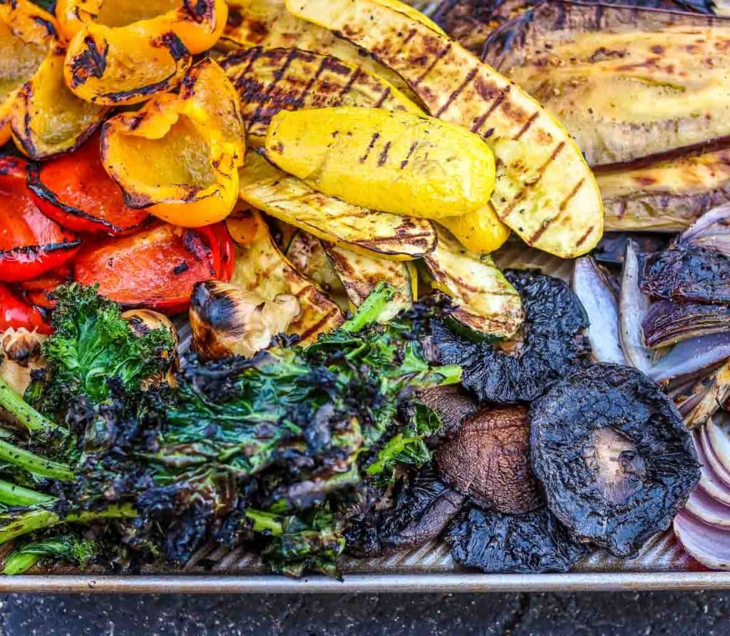 grilled veggies for lasagna