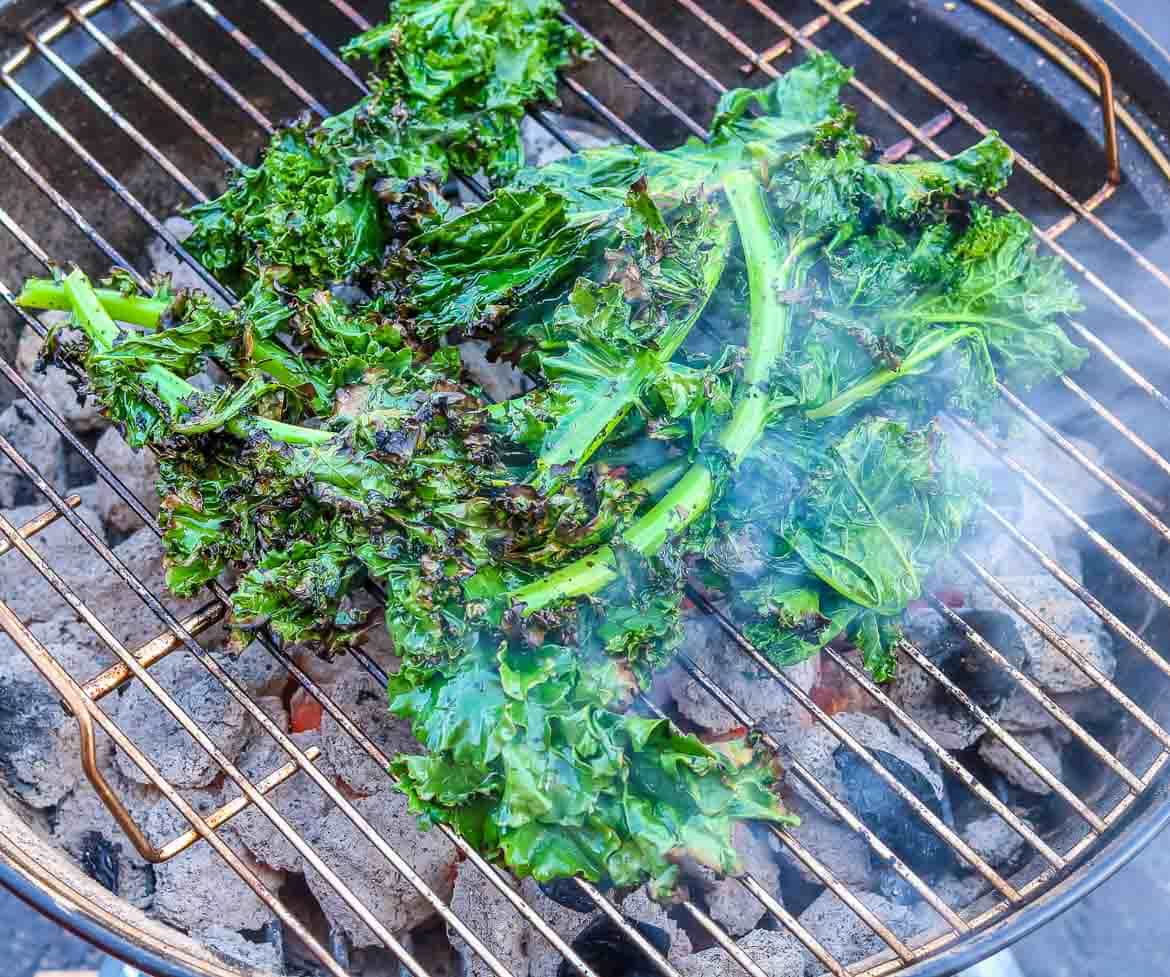 grilling kale