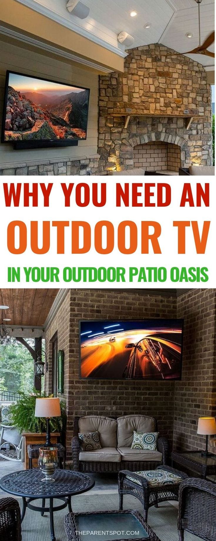 Why you need an outdoor TV area on your patio deck oasis