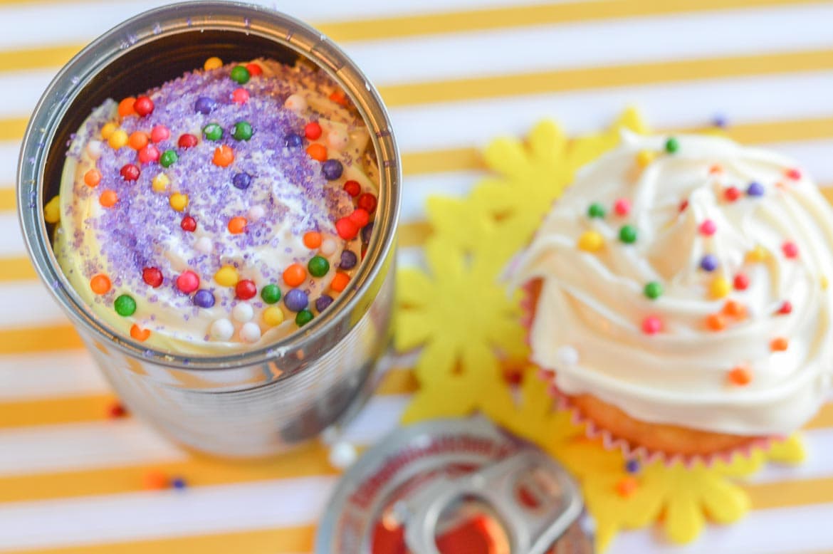 How To Make Cake In A Can birthday cake