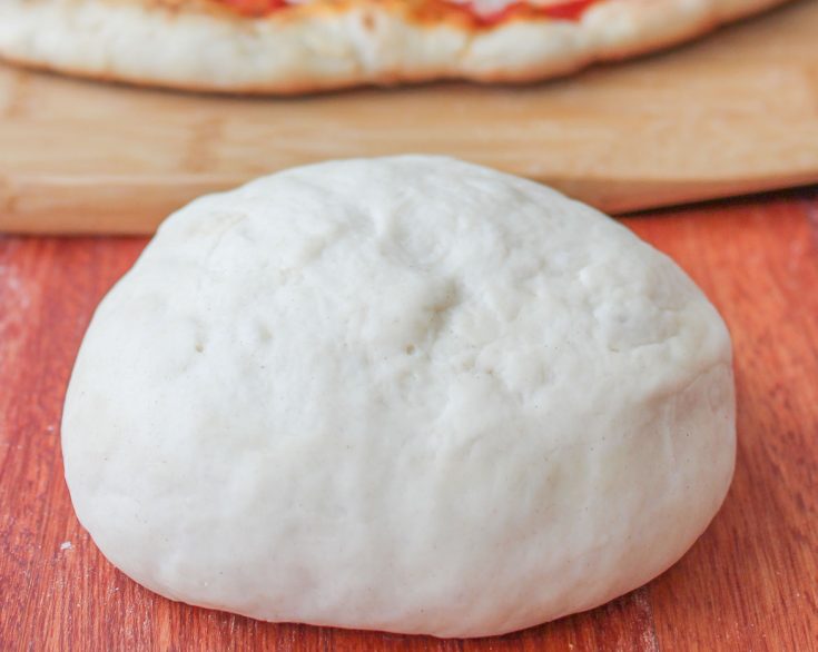 Rustic pizza dough