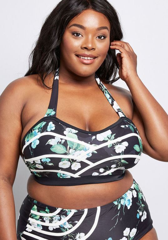 fuller bust bikini top in plus size from Modcloth