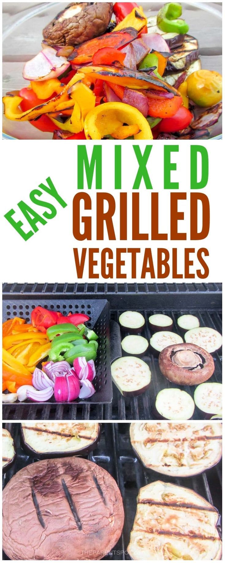 These easy mixed grilled vegetables are made in a basket on the BBQ, and have an amazing flavor and burst of color