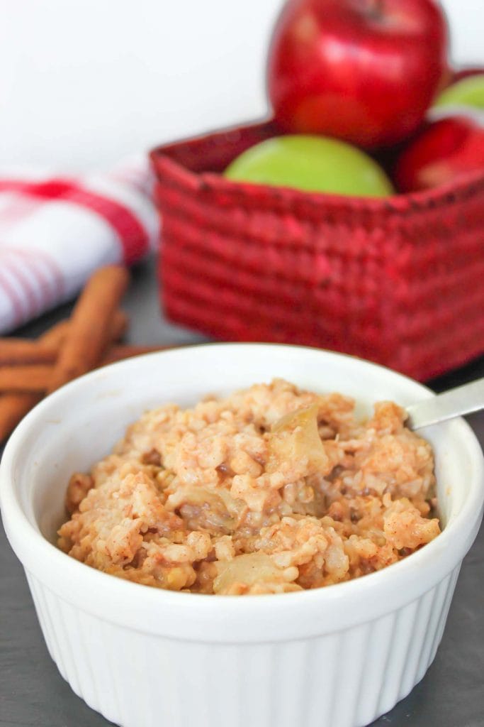 apple cinnamon steel cut oats you can make the night before
