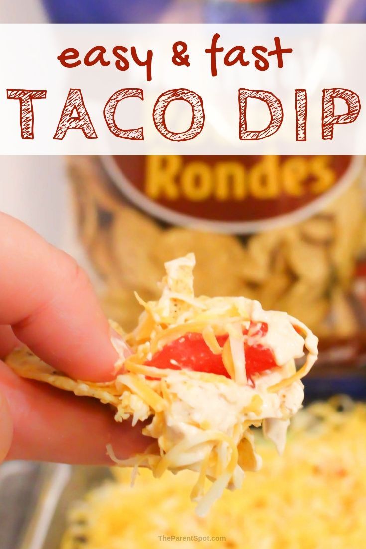 easy cold taco dip