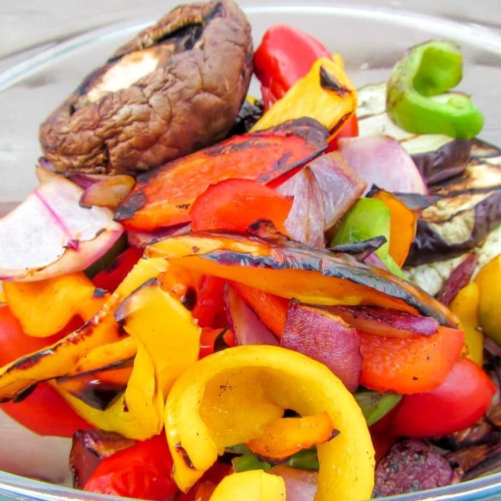 Easy Grilled Mixed Vegetables in a Basket