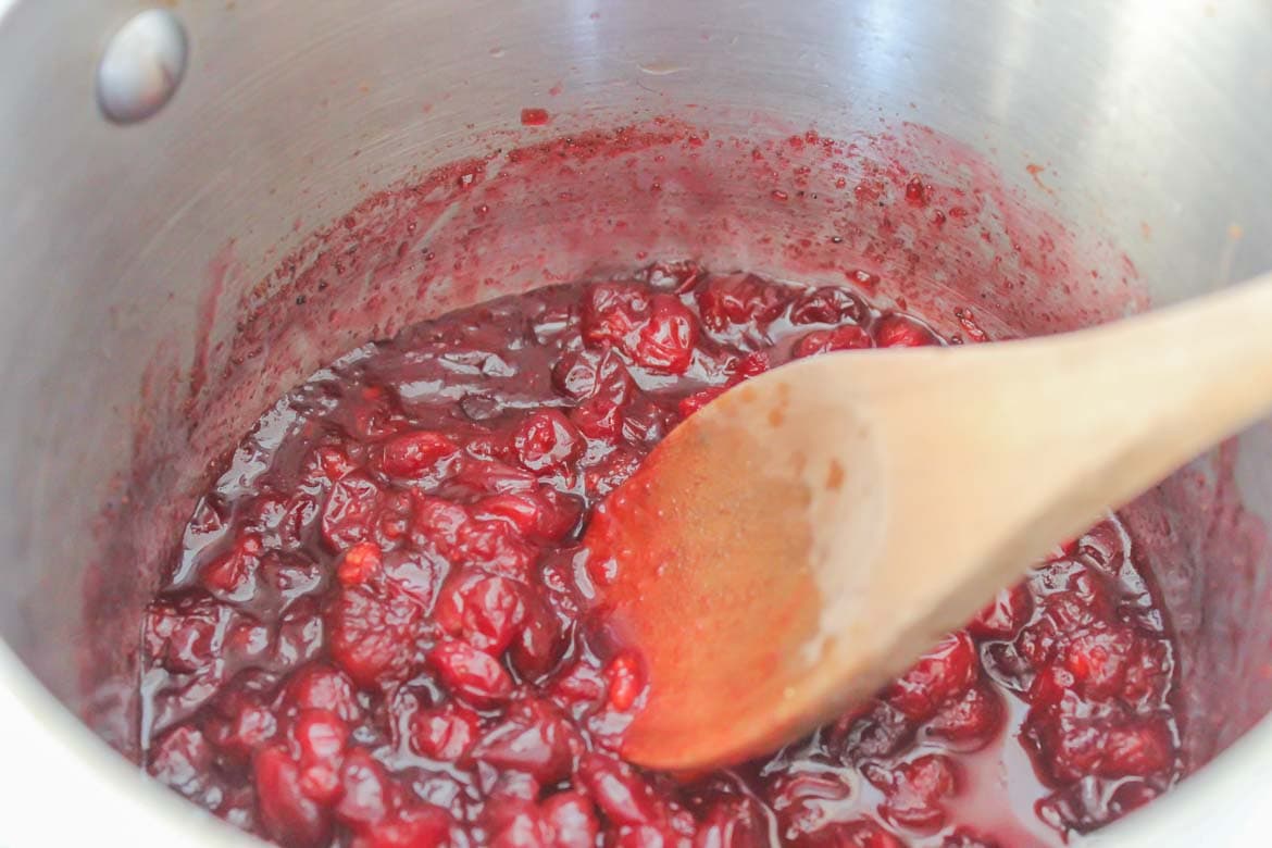 cranberry apple pecan filling for pan roasted acorn squash