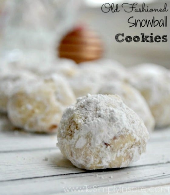 Old Fashioned Snowball Cookies