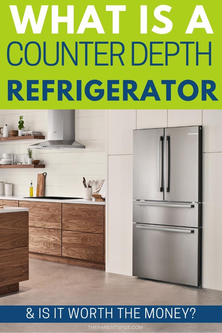 Wondering about the difference between a counter depth refrigerator vs regular