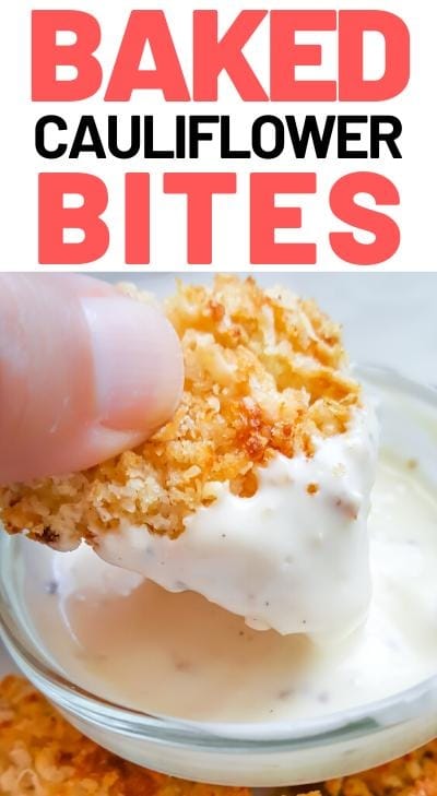 baked cauliflower bites