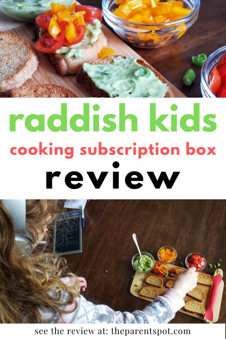 Raddish kids cooking subscription box review 