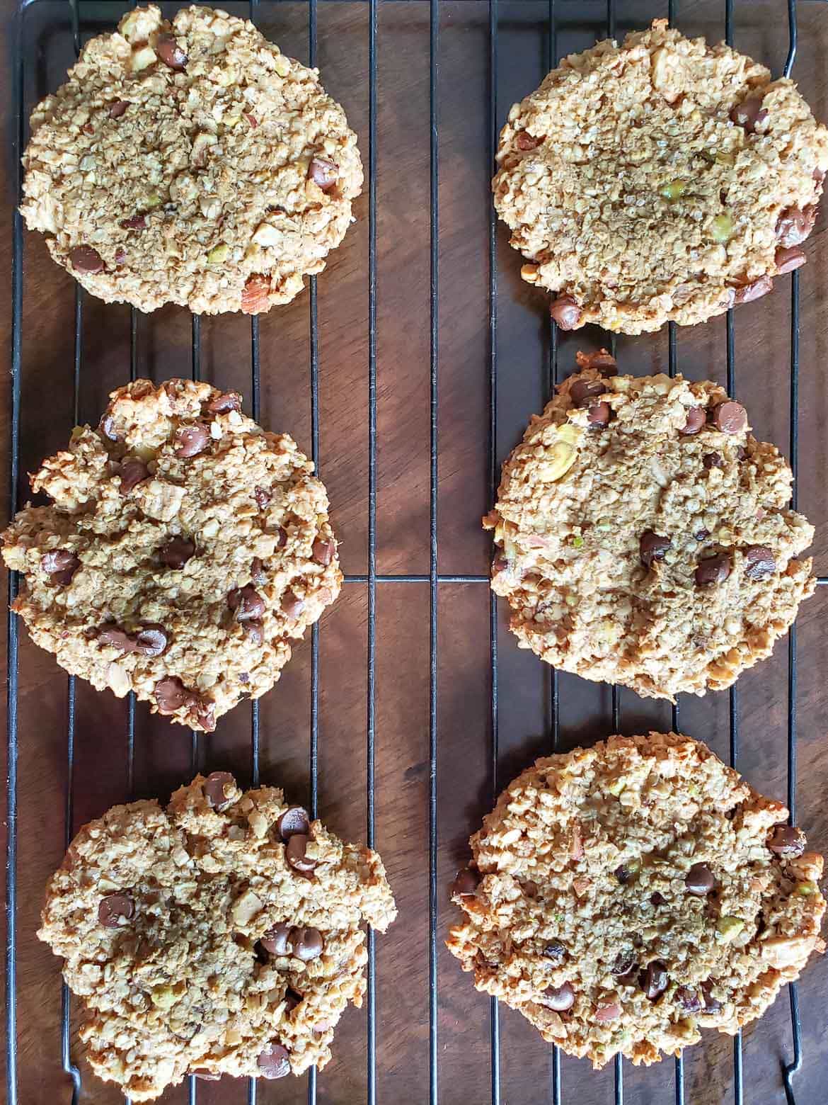 Banana Chocolate Chip Oatmeal Breakfast Cookie