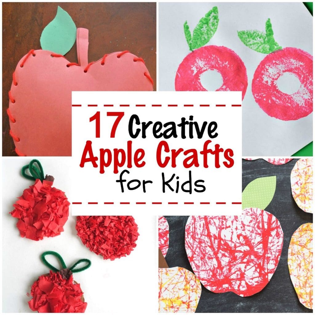 17 Creative Apple Crafts for Kids