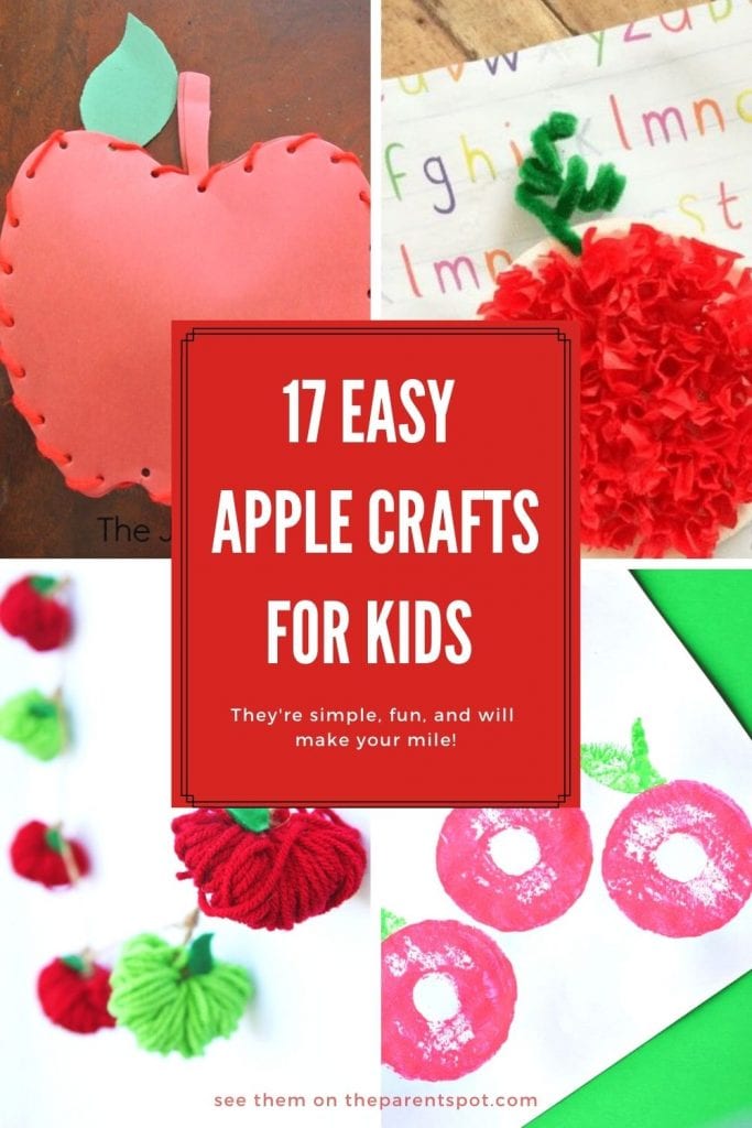 Easy Apple Crafts for Kids