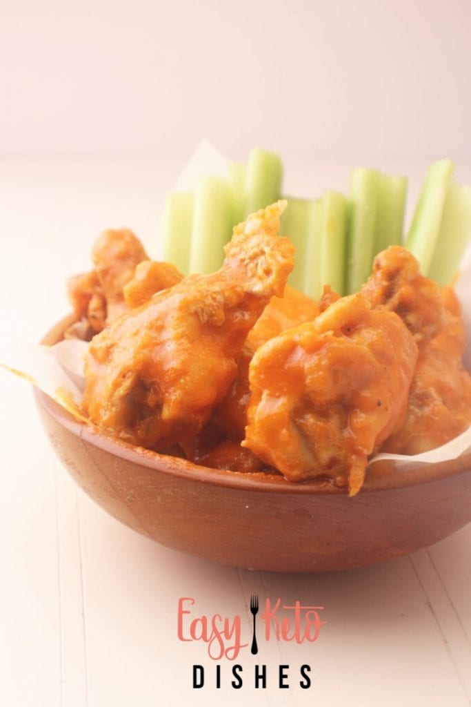 Easy Buffalo Wings from Easy Keto Dishes