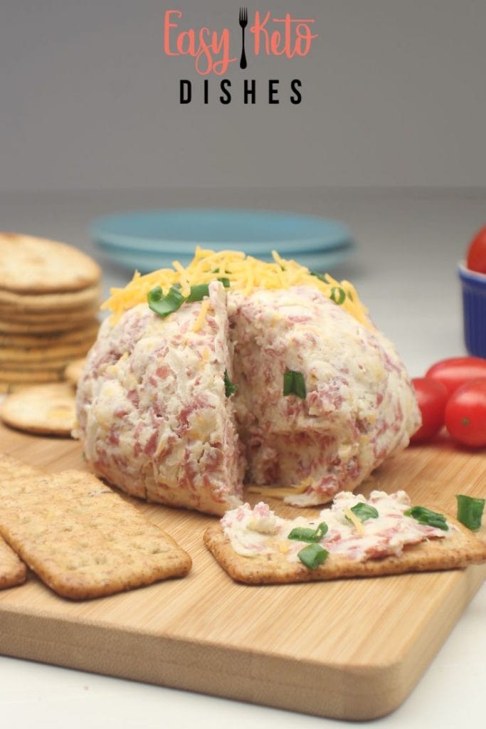 Easy Party Cheeseball from Easy Keto Dishes