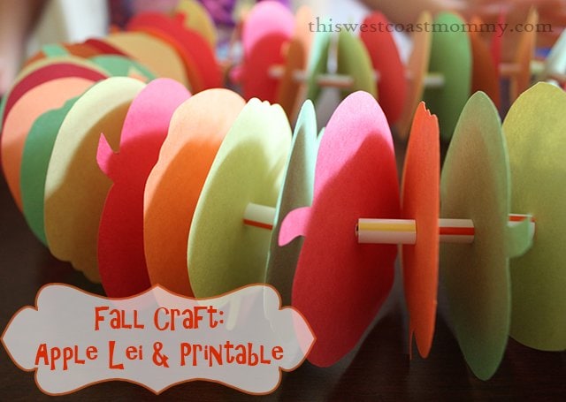 apple lei craft