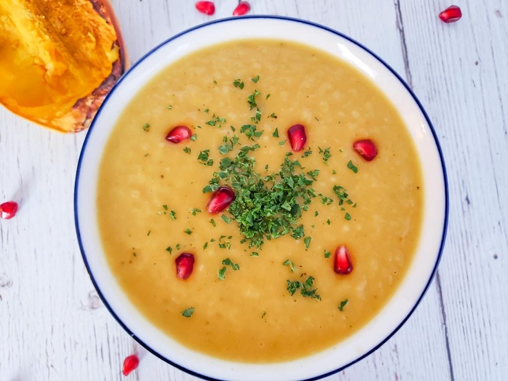 Roasted Delicata Squash Soup