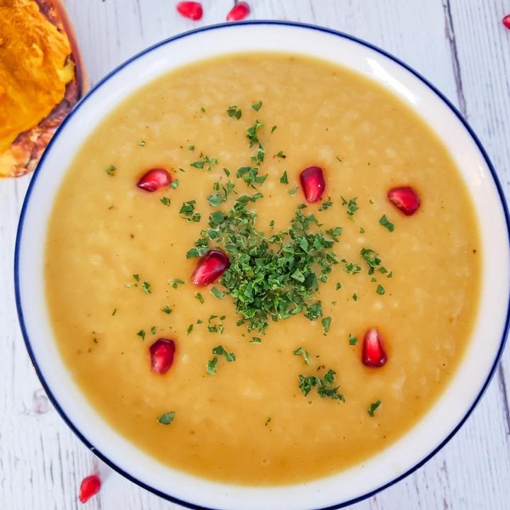 Roasted Delicata Squash Soup