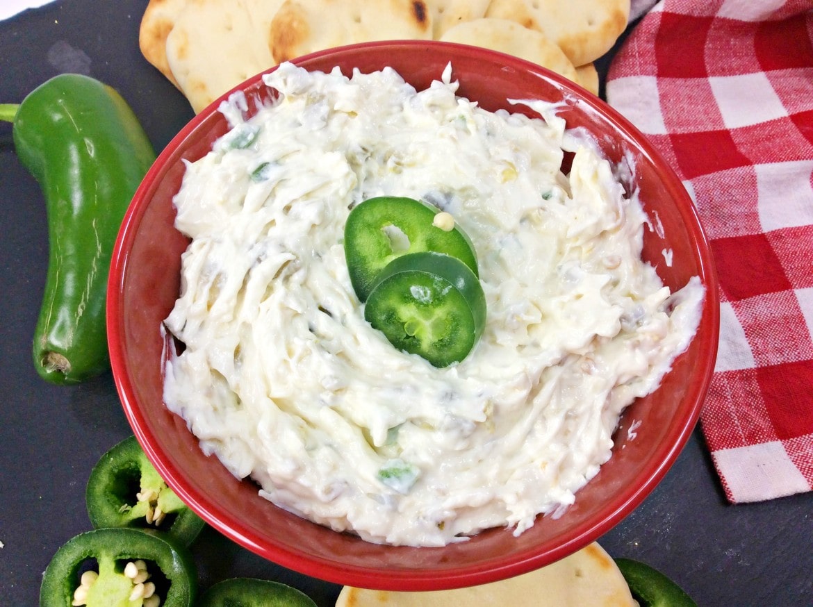 Jalapeno artichoke dip