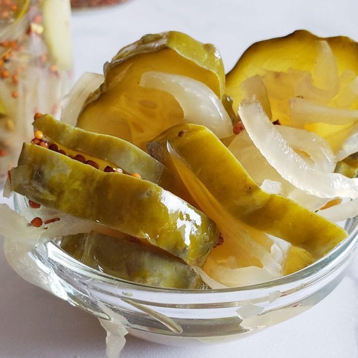 spicy bread and butter pickles