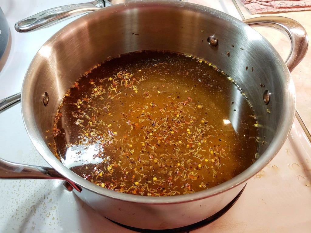 spices ready for making bread and butter pickle recipe