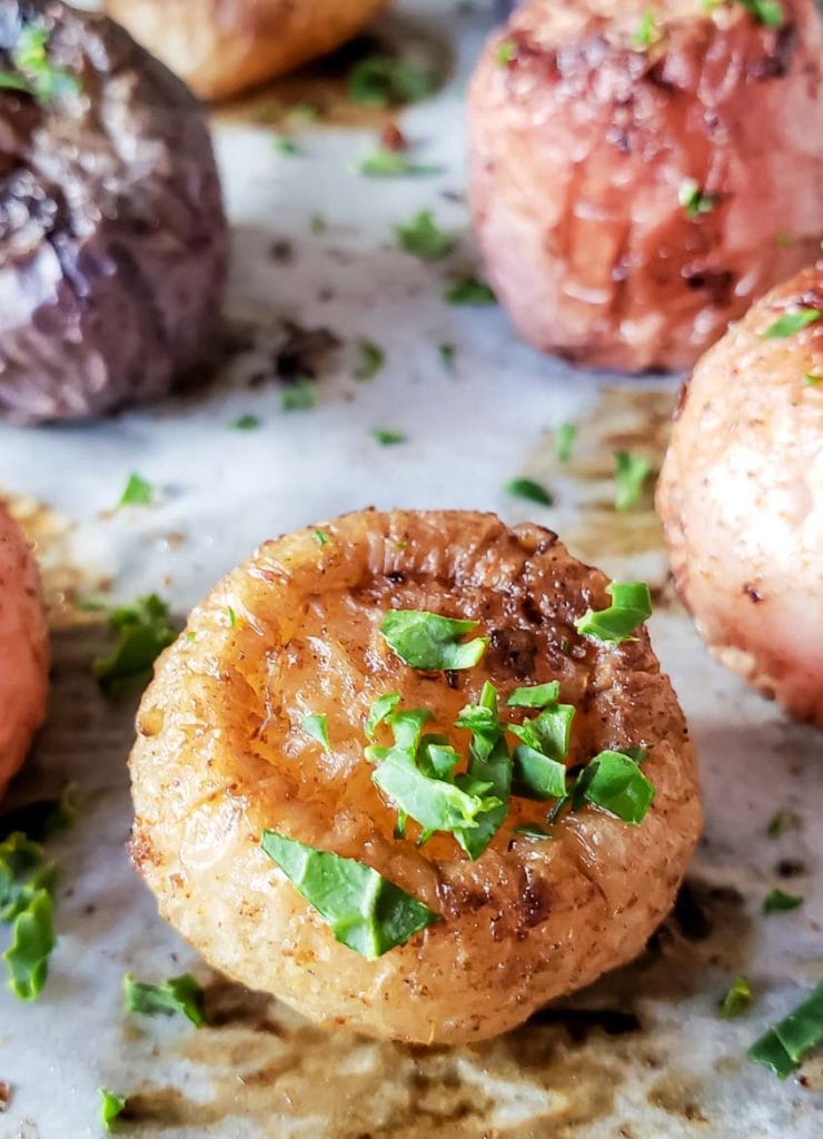 oven roasted radishes