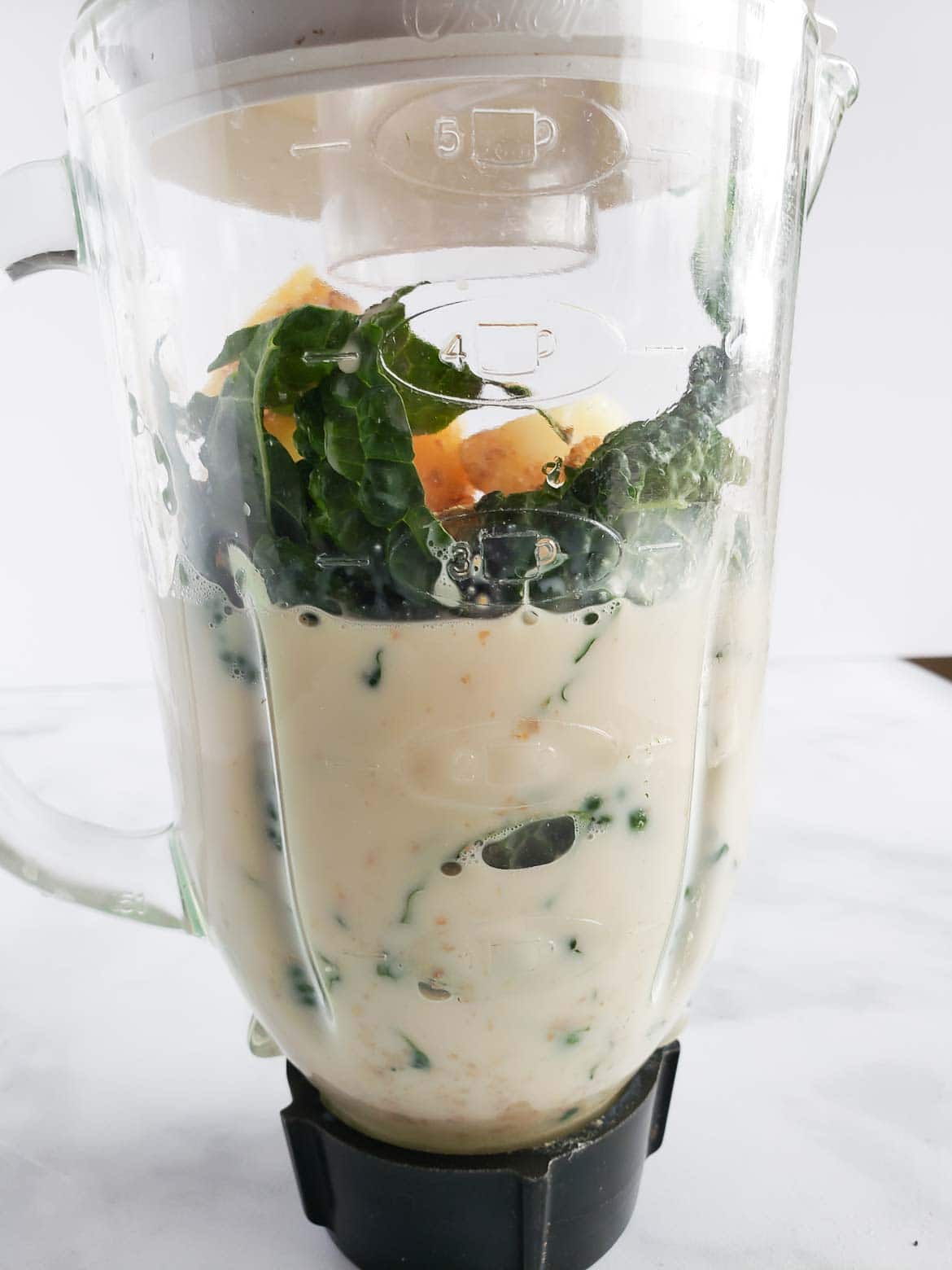 Lacinato Kale Smoothie with Almond Milk