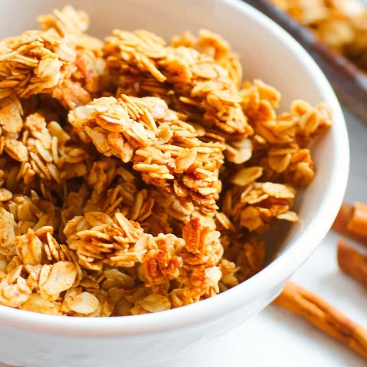 homemade cinnamon granola